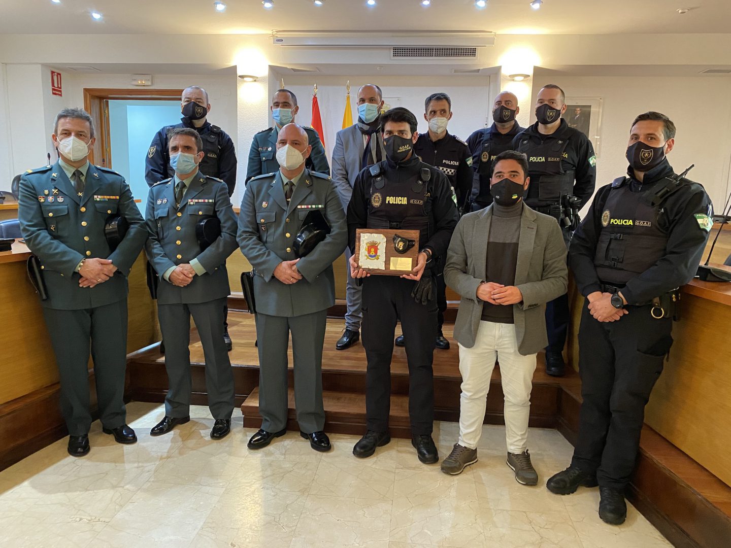 Guardia Civil homenajea al GOAP 2021