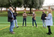 El campo de fútbol anexo al San Rafael contará con gradas y vestuarios