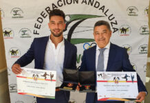 La Federación Andaluza de Taekwondo concede a Manolo Caba  y JuanMa Caba las medallas de plata y bronce al Mérito Deportivo