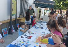 FOTOS | Gran jornada de pintura infantil organizada por Bernardo Martínez para recoger fondos para la pequeña Valentina