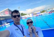 Ferrón y Rodríguez, nadadores de Club de Natación Los Barrios brillan en Belgrado