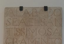 La lápida del Santísimo