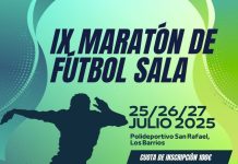 El Maratón de Fútbol Sala del Nazareno se celebrará los días 25, 26 y 27 de julio