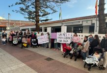 Nueva protesta en la Escuela Infantil Virgen de la Paz contra el aumento de ratios