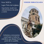 El párroco Juan José convoca a costaleros y aspirantes a la “Igualá y Mudá” previa a la procesión de la Inmaculada en Los Barrios