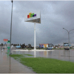 Fuertes aguaceros de dos horas de duración provocan inundaciones en el municipio de Los Barrios