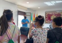 Escolares del colegio Luis Lamadrid  visitan el Ayuntamiento