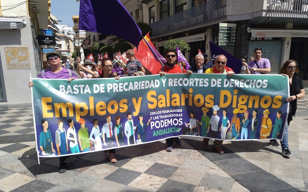 Podemos. 1 de mayo Algeciras 2022