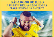 El próximo sábado, actuación del cómico y monologuista Toni Rodríguez