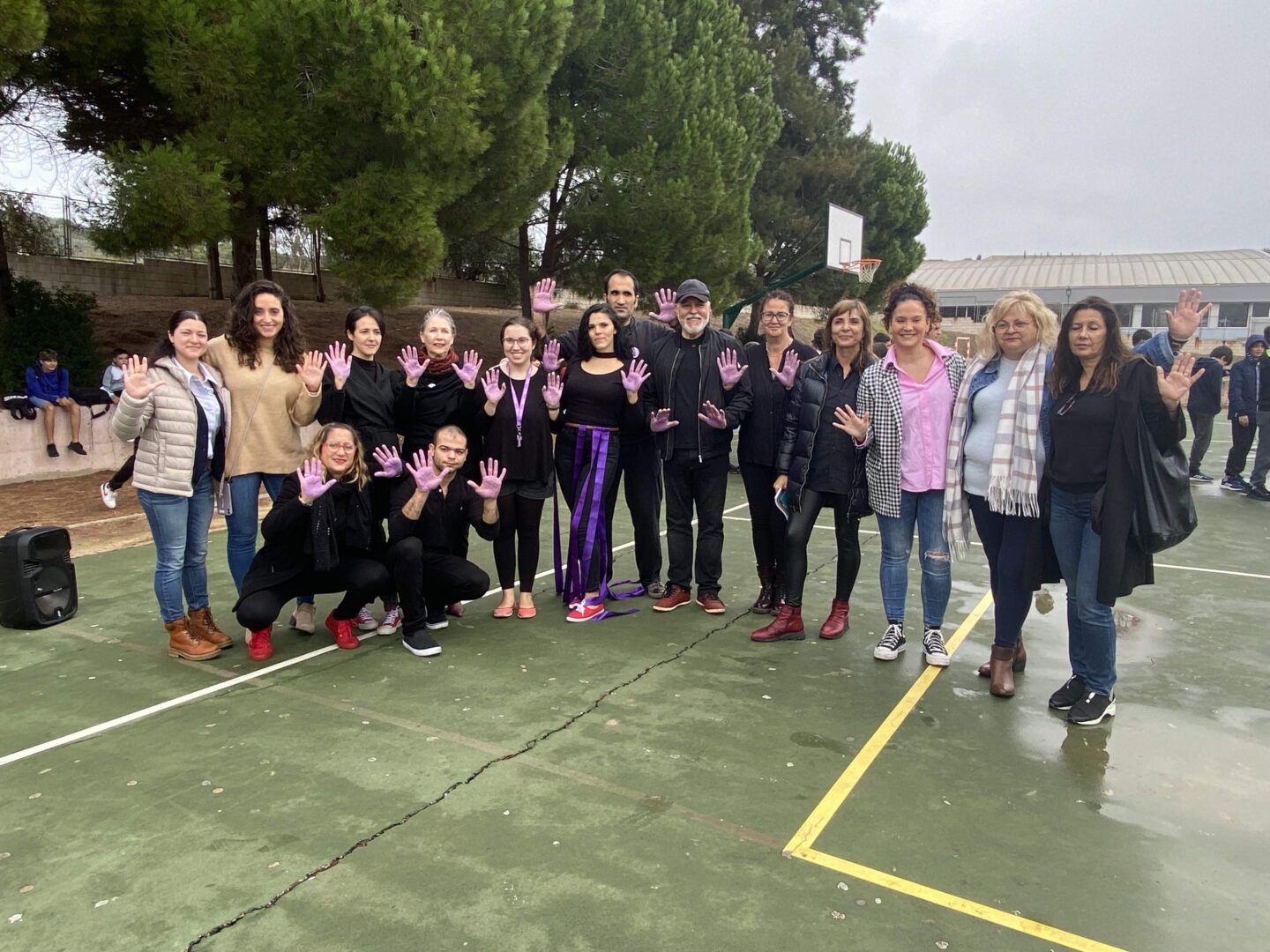 perfomance “Lazos morados” 2022