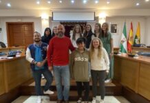 Alconchel y recibe a cuatro estudiantes francesas que visitan la villa gracias al Programa de Movilidad ‘Picasso Mob’