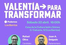 Podemos Los Barrios presentará su candidatura para las municipales con un acto cultural