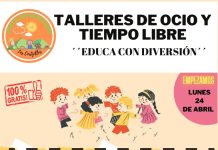 Los talleres de ocio y tiempo libre para niños comienzan la semana que viene en Los Cortijillos