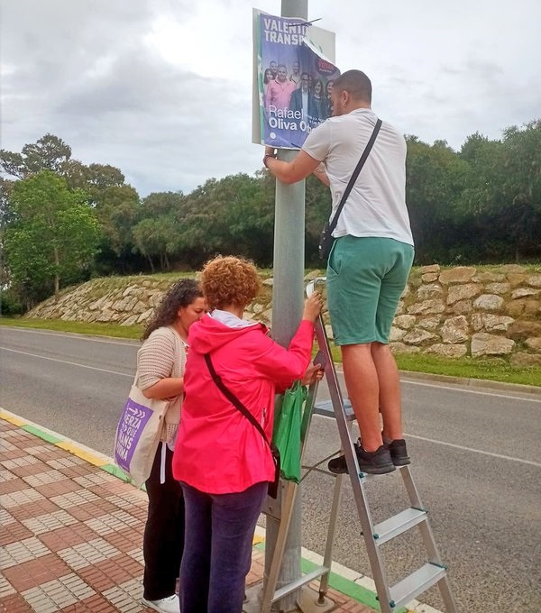 Podemos. Pegada carteles 2023