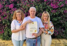 Luis García Gómez, pregonero de la Velada y Fiestas de Los Cortijillos