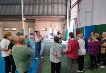 FOTOS | Lobato entrega en Palmones los diplomas del taller de gimnasia de mayores