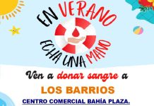 Mañana, a partir de las 17:30 h., se podrá donar sangre en el Centro Comercial Bahía Plaza