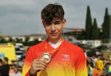 David Mendoza medalla de oro en pump track infantil
