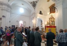 FOTOS | El Obispo de Cádiz oficia la misa por la festividad del Pilar