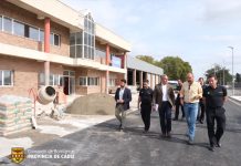 Ortiz conoce el estado de las obras del parque de bomberos de Guadacorte