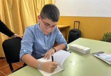 Francisco Manuel Rodríguez, con tan solo 13 años, presenta su obra literaria ‘El alma maldita’