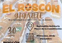 La hermandad San Isidro prepara para mañana un roscón gigante de 30 m en el Mercadillo Solidario