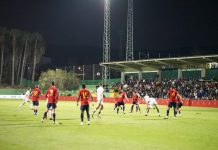 La selección española sub 17 se ejercita en el Nuevo Mirador