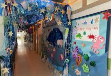 El Luis Lamadrid celebra el día del agua con la construcción de un acuario utilizando materiales de desecho