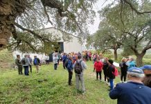 La Quinta Ruta Senderista Reivindicativa por los Caminos Públicos congrega a un nutrido grupo de participantes