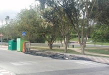 La Policía Local identifica al presunto autor de la quema de cinco contenedores de basura en Los Barrios