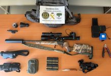 La Guardia Civil detiene a dos cazadores furtivos en un coto de Los Barrios