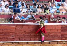 La novillera barreña Miriam Cabas firme y templada en la III edición de ‘Huelva es Torera’