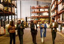 Mercedes Colombo visita la empresa Navarro Montes Agro, beneficiaria de una ayuda de 40.000 euros