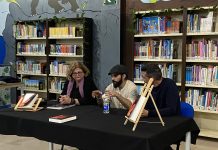 A. J. Manga presenta su “Ecos de otoño”, en la biblioteca pública municipal