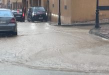AEMET activa el aviso naranja por fuertes lluvias en la comarca
