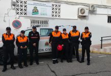 Moncada condecora a los voluntarios de Protección Civil de Los Barrios que ayudaron en la dana