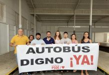 El PSOE considera otra tomadura de pelo los nuevos horarios del autobús Los Barrios- Palmones