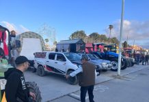 VÍDEO | Concentración carretas de la romería en el ferial antes de la salida para la zona recreativa La Montera