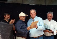 Pepe Pol pregonó la Feria del Vino y de las Cerezas, y nombrado Cofrade Mayor del vino de Belesar