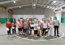 Clausura y entrega de diplomas del taller de gimnasia de Los Cortijillos