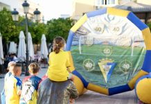 FOTOS | Los Barrios acoge el tour de ‘Playas Azules y Amarillas’ de la Fundación Cádiz CF
