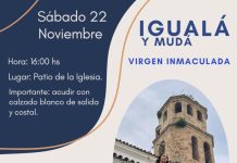 El párroco Juan José convoca a costaleros y aspirantes a la “Igualá y Mudá” previa a la procesión de la Inmaculada en Los Barrios