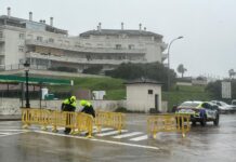 El cierre de la carretera entre Algeciras y Los Barrios marca una jornada de alerta por temporal