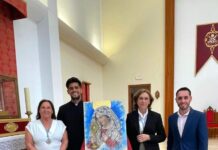 La obra de Valentín Rivera anuncia el aniversario de Santa María del Saladillo