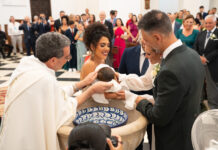 Enlace matrimonial y bautizo de la familia Montedeoca – Grimaldi en Los Barrios